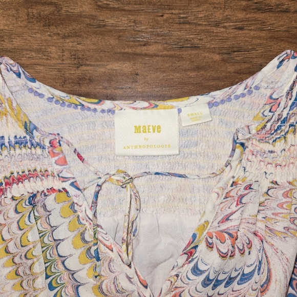 Maeve By Anthropologie Jessa Peasant Blouse - Picture 6 of 10